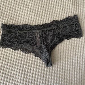 Lace grey panty